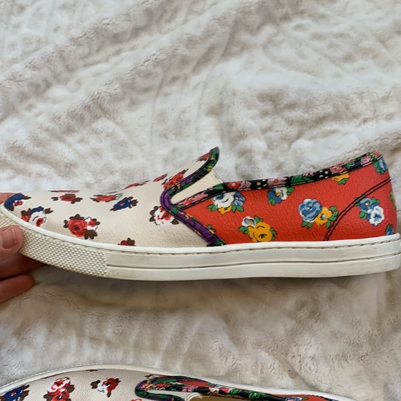 COACH Parkside Tea Rose Floral Slip-On Size 9 - Picture 6 of 12